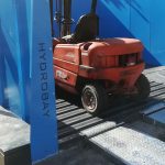 Pedana lavaggio muletti