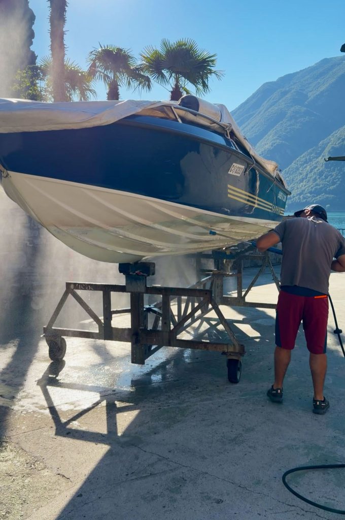 lavaggio barche con depurazione